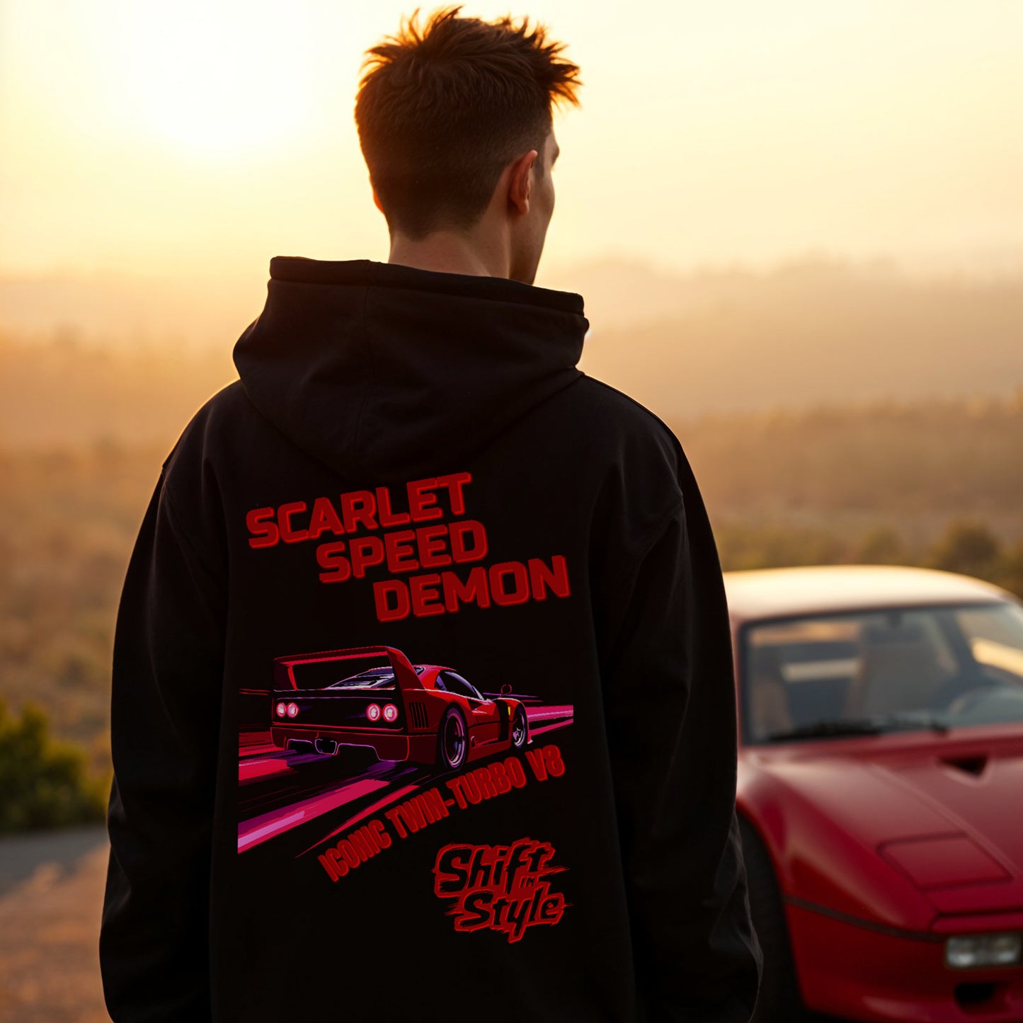 Scarlet Speed Demon Hoodie
